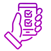 Hand holding mobile